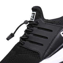 Men's Woven Knit Breathable Running Shoes Soft Sole Air Cushion Shoes