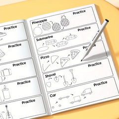 Step by Step Drawing & Coloring Book with Animal Fruit Transport & Rainbow Pages