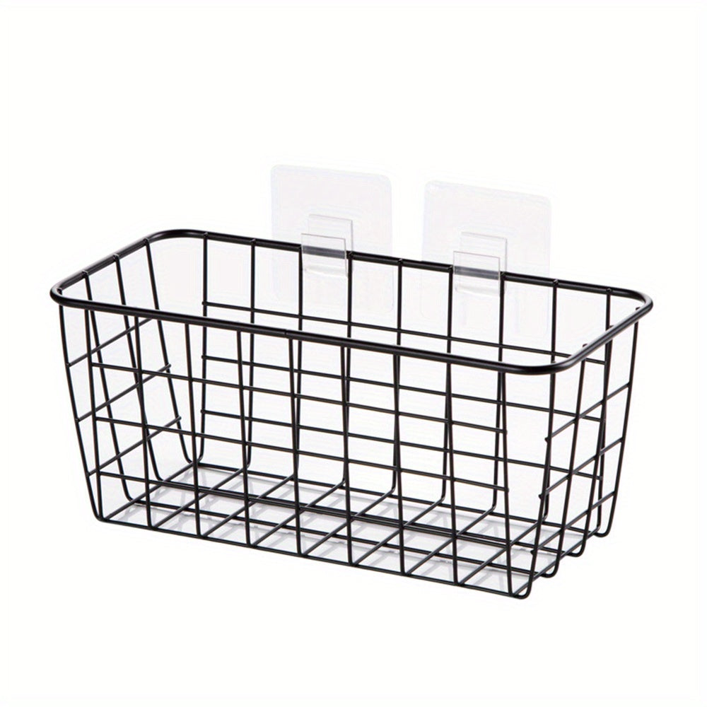Iron Kitchen Seasoning Hanging Basket Desktop Storage Basket