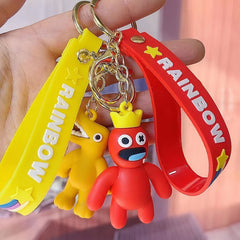 Rainbow Horror Friends Action Figures Keychain Backpack Ornament