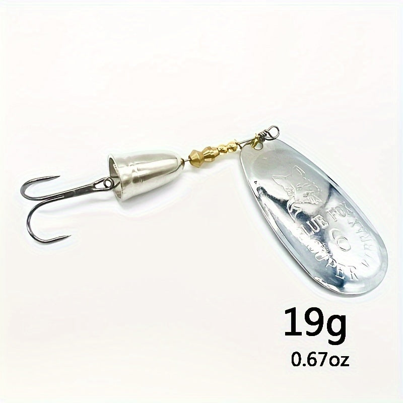 Artificial Sequin Fishing Lures Metal Spinner Spoon Bait Fishing Tackle 5g-19g