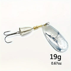 Artificial Sequin Fishing Lures Metal Spinner Spoon Bait Fishing Tackle 5g-19g
