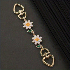 Metal Textured Purse Strap Extender Chain for Handbags