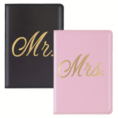 Mr And Mrs Travel Passport Holders Set