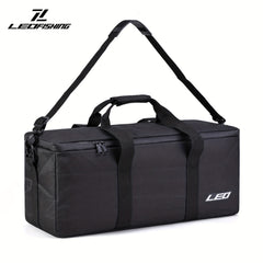LEOFISHING Large Fishing Tackle Bag with Adjustable Strap