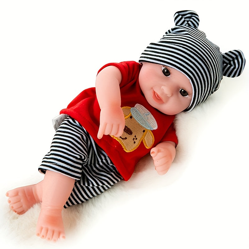 11in Reborn Doll Adorable Girly Puppet Embroidery Boy Toy Gift