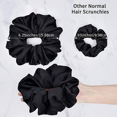3pcs Large Silk Scrunchies Hair Tie Satin Hair Rope Elastic Ponytail Holder