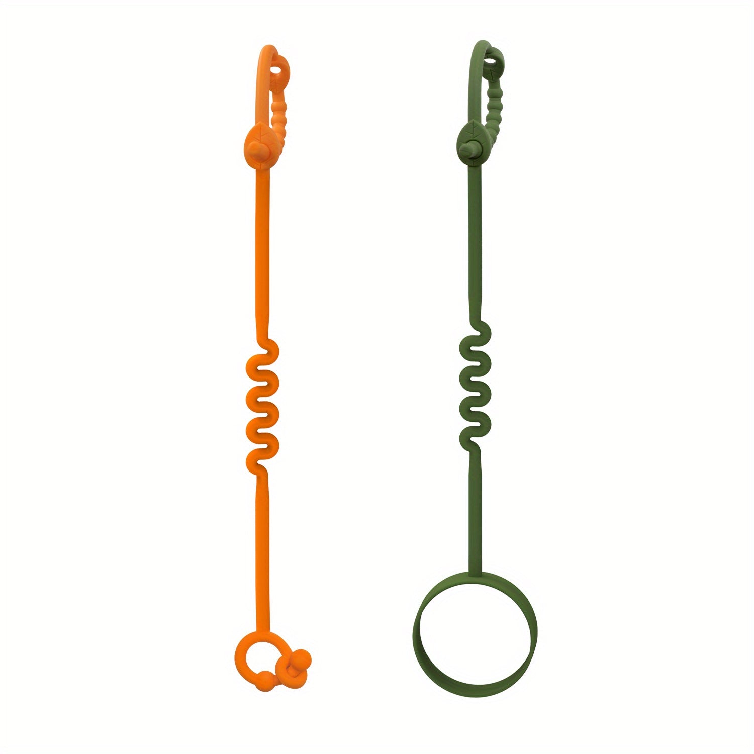 Toy Safety Straps Pacifier Holder Clip Self Adjusting Baby Toddler Bottle Straps