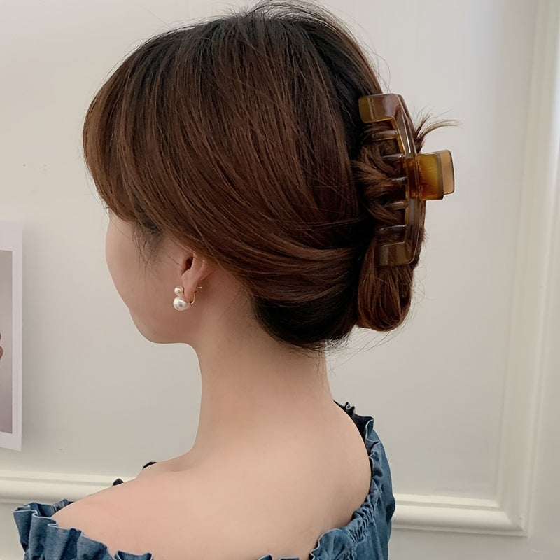 Geometric Transparent Hair Claw Clip Hair Styling Accessories