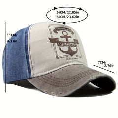 Maritime Washed Denim Baseball Cap Trucker Hats