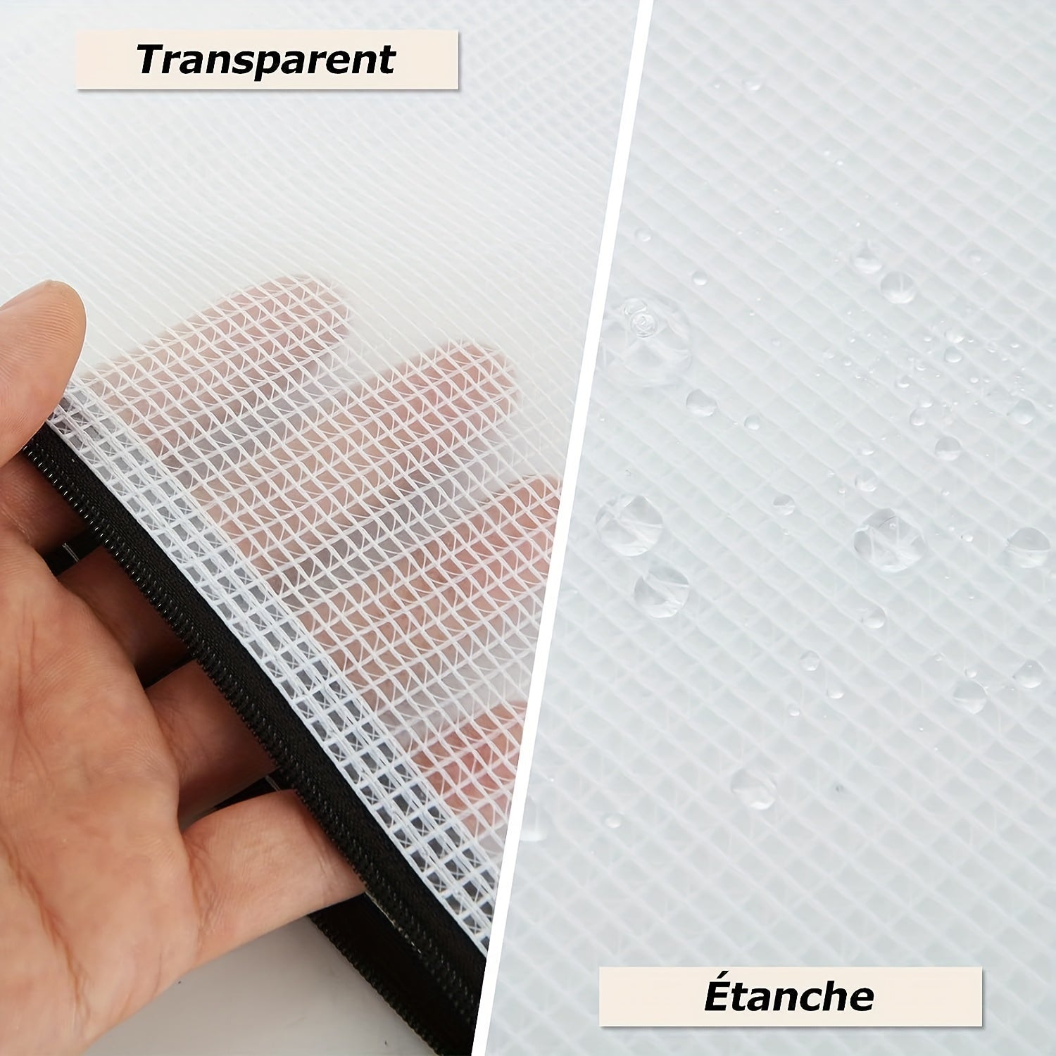 20pcs Mesh Zipper Bag Puzzle Bag 33x23cm A4 Size Letter Size