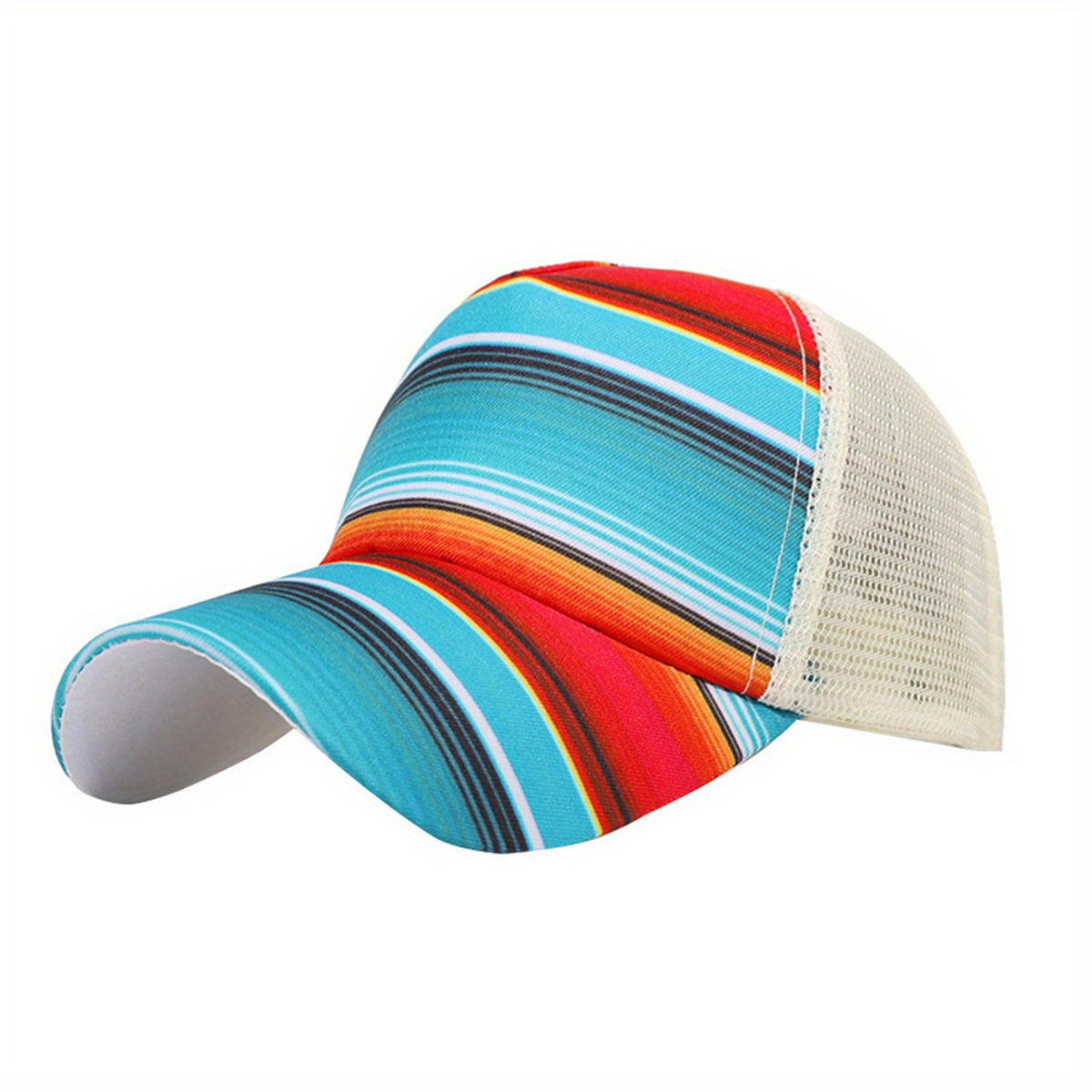 Adjustable Ponytail Trucker Hat Lightweight Sunscreen Golf Dad Hats For Women