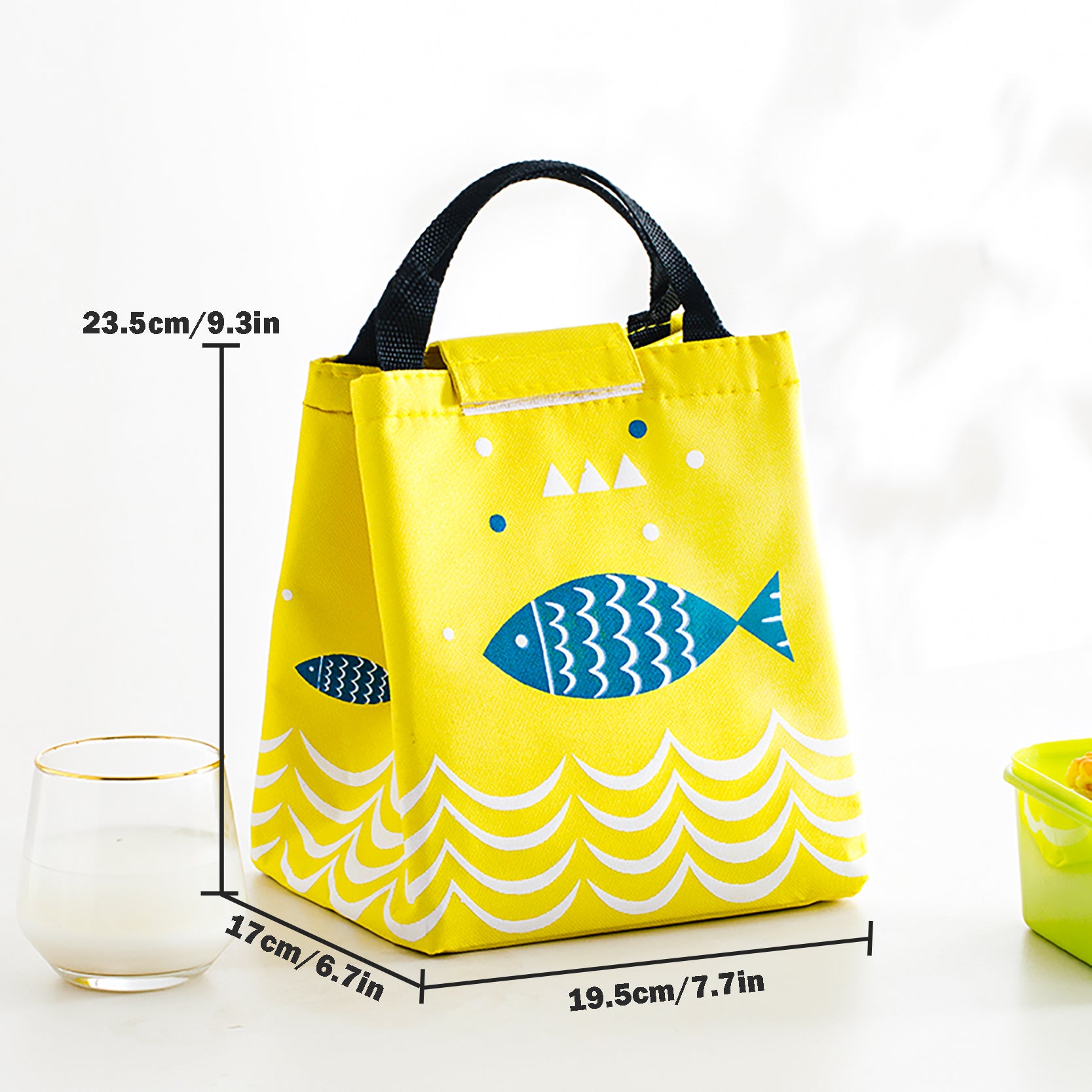 Insulated Lunch Bag Leakproof Freezable School Office Picnic