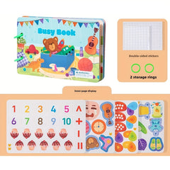 Reusable Sticker Book for Preschool Learning