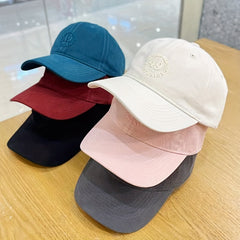 Solid Patch Baseball Cap Sunscreen Dad Hats Casual Dad Hats