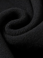 Men's Casual Fleece Jacket Solid Full Zip Stand Collar