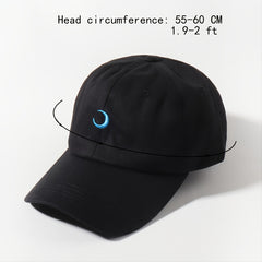 Moon Embroidery Baseball Cap Valentine