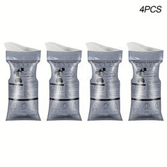 4pcs Portable Plastic Urine Bag Car Emergency Travel Pee Bags Odorless