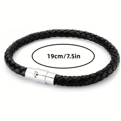 Minimalist Retro Leather Bracelet For Men Daily Decoration Gift Family Friends