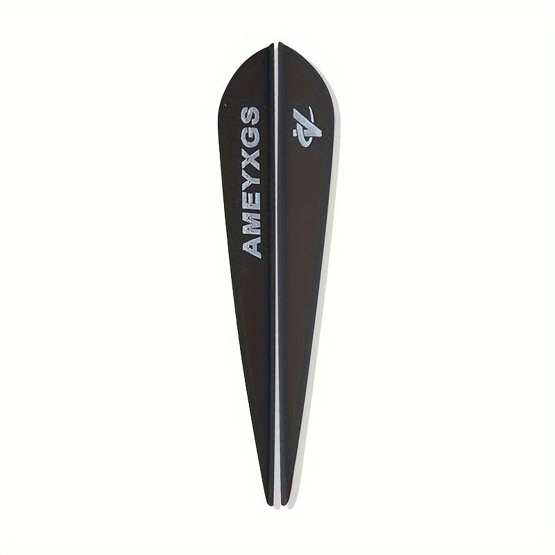 50pcs 7.62cm Arrow Vanes Rubber Feather Fletches for DIY Archery