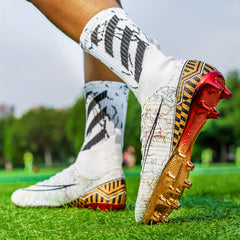 High Top Non Slip AG Football Cleat for Boys