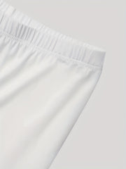Solid Skinny Capris Leggings for Women