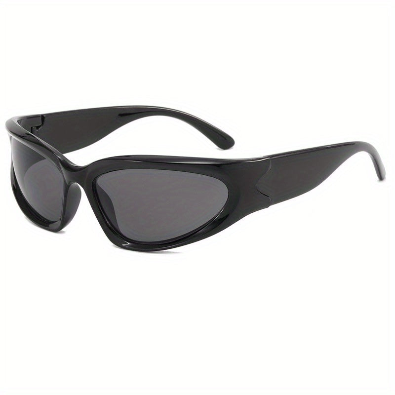 Men's Cycling Polarized Sunglasses Punk Style Small Frame Shades