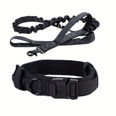 Military Tactical Dog Collar & Leash Set for All Breeds