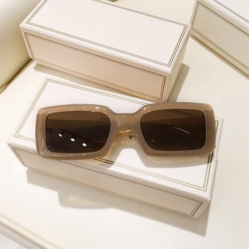 Retro Rectangle Sunglasses Y2K Fashion Holiday Accessory