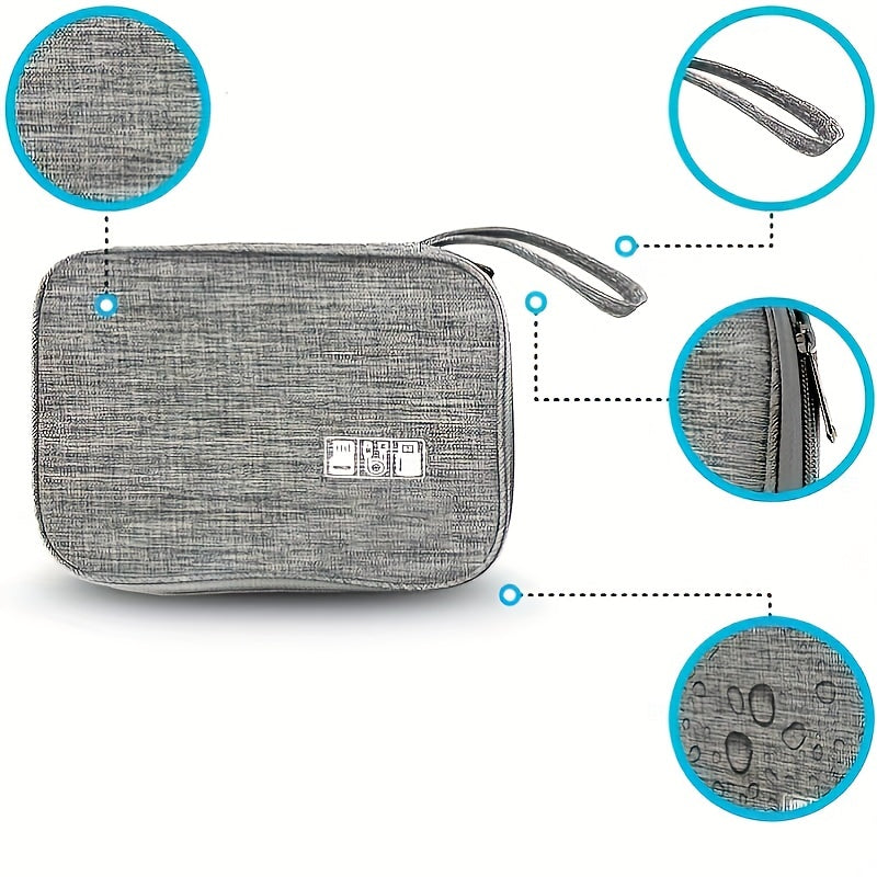Multifunctional Data Cable Storage Bag Large Capacity Organizer