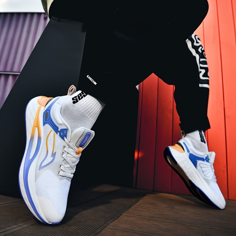 Men's Soft Sole Running Shoes Non Slip Lace Up Sneakers