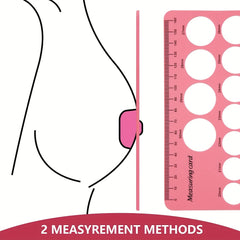 Silicone Pacifier Ruler for Measuring Size of Pacifiers