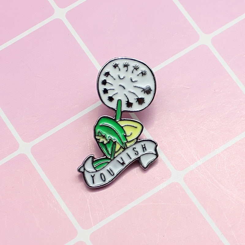 Dandelion Brooch - Nature-inspired Jewelry Accessory