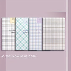 4pcs A5 Illustration Notebook Student Diary