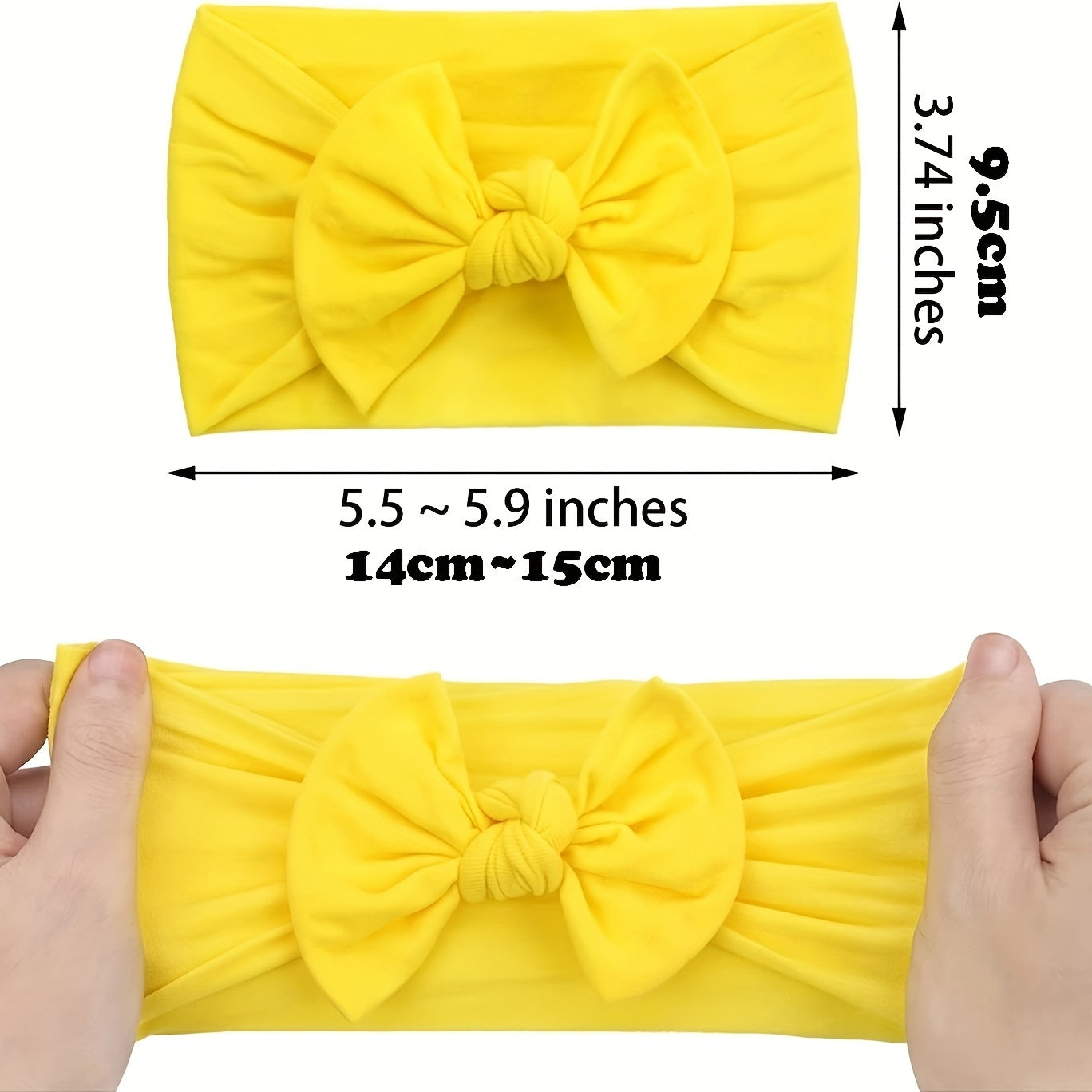 10pcs Nylon Headbands Hairbands Soft Headwrap Hair Accessorie For Baby
