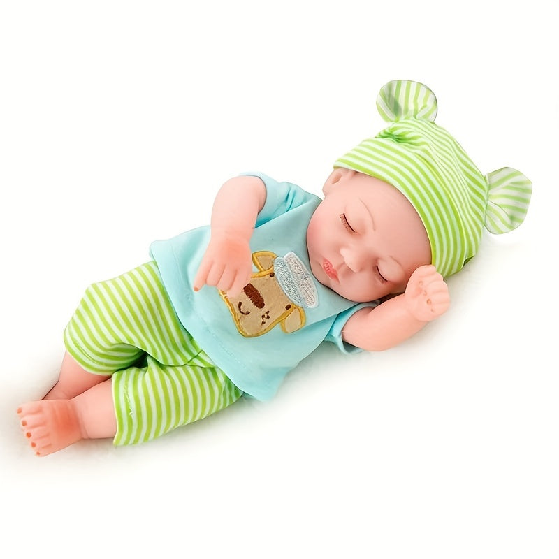 11in Reborn Doll Adorable Girly Puppet Embroidery Boy Toy Gift
