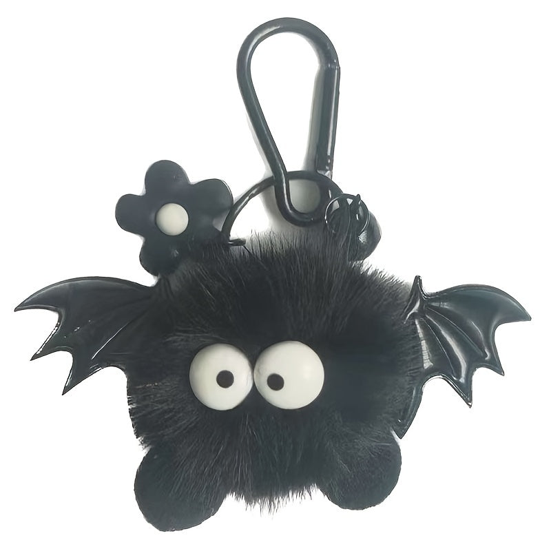 Little Devil Keychain Plush Doll Bat Keychain Halloween Accessories