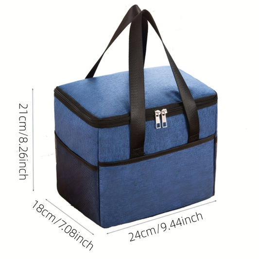 1pc Large Capacity Insulation Bag for Camping Picnics School Office