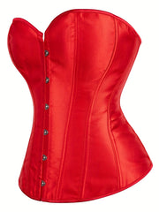 Strapless Corset Bustier Tummy Control Lace Up Slimmer Body Shaper Women's Linge