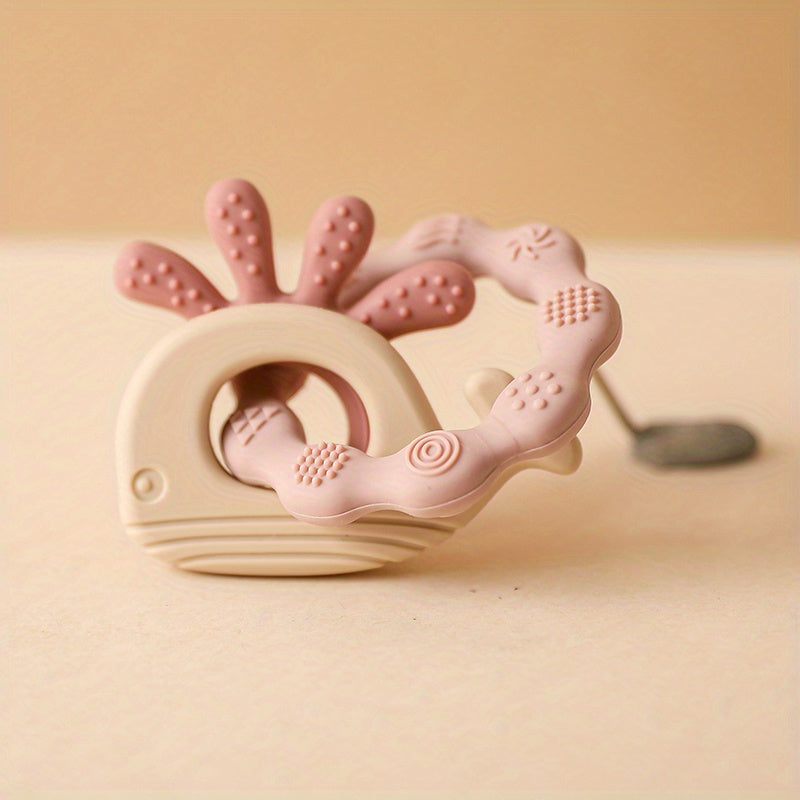 Whale Shape Chewable Toy for Babies 0-3 Years