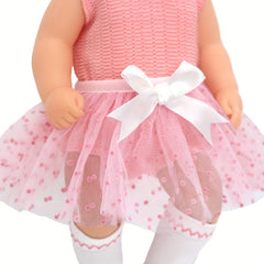 Pink Dress & Accessories for 12-15 Inch Dolls