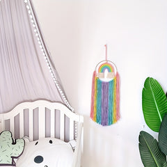 Colorful Tassel Rainbow Wall Hanging Decor
