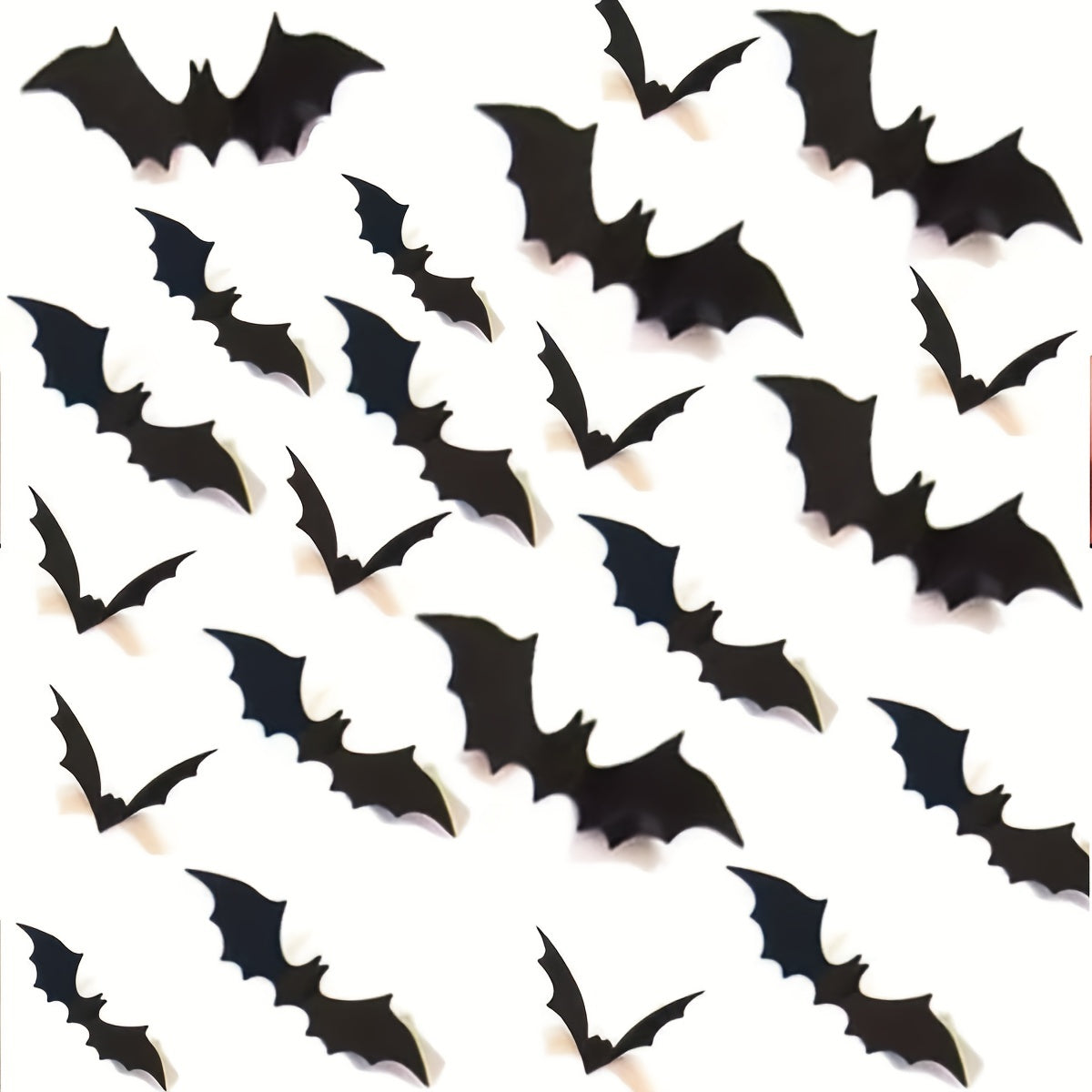 12pcs Halloween Bat Spider 3D Stickers for Party Decoration