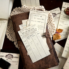 60 Sheets Memo Pad Hand Written Literary Series Decoration Material
