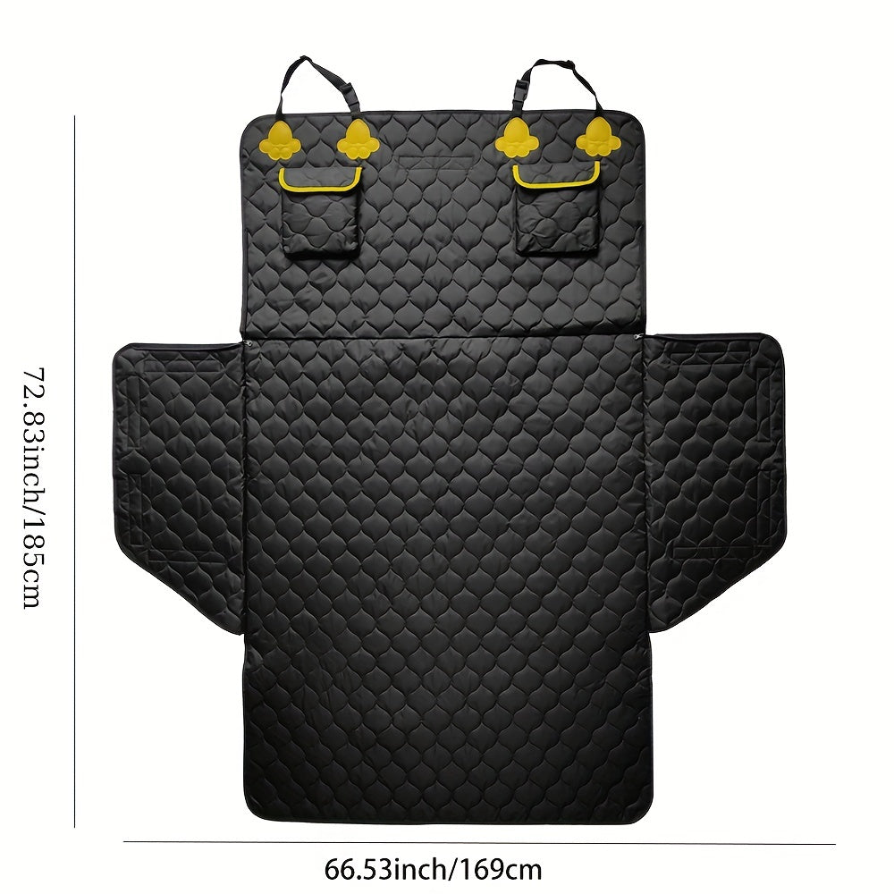 Waterproof Car Pet Mat Trunk Mat with Small Pocket