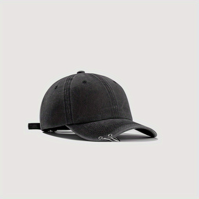 Vintage Distressed Baseball Cap Solid Sun Hat Unisex Dad Hats