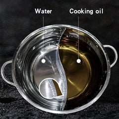 Stainless Steel Hot Pot Divider 30 33 02cm Sichuan Hotpot Shabu Pot