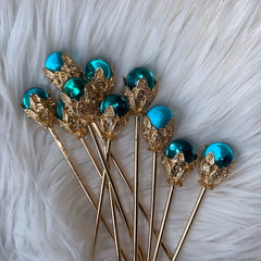 Ancient Style Golden Stick Hairpin Daisy Hairpin Straight Hairpin