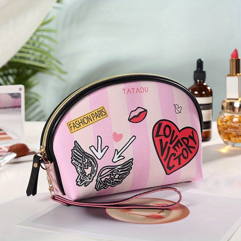 Lip Print Coin Purse Travel Storage Bag