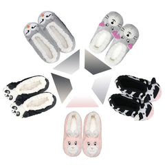 Cartoon Animal Plush Socks for Women